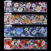 4Pcs 4 Colors PET Decorative Stickers DIY-PH0032-39-8