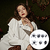 6Pcs 6 Styles Alloy Lapel Pin Backs for Backpack Clothes JEWB-UN0002-70-5