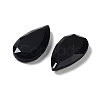 Natural Obsidian Faceted Pendants G-D082-01C-2