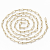 304 Stainless Steel Textured Paperclip Chains CHS-S006-JN954-2-2