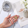 5M Braided Round PU Leather Jewelry Cord OCOR-GF0004-96A-04-3