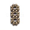 Tibetan Style 3-Hole Spacer Bars LS-TIBEB-A0794Y-AB-RS-1