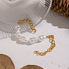 Elegant Natural Pearl Beads Link Bracelets ZR4711-3