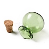 Lucky Bag Shape Glass Cork Bottles Ornament AJEW-A039-02G-3