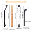 4Pcs 4 Style Nylon & Wood Brush Cleaning Tool TOOL-GF0002-97-2