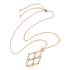 Crystal Stone Cage Pendant Necklaces NJEW-JN04766-02-1