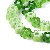 Handmade Millefiori Glass Bead Strands X-LAMP-J035-4mm-13-2