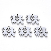 Tarnish Resistant 304 Stainless Steel Charms X-STAS-N092-81-1