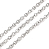 Non-Tarnish 3.28 Feet 304 Stainless Steel Cable Chains X-CHS-R008-10-1