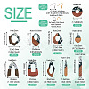 DIY Two Tone Dangle Earring Making Kit DIY-TA0009-01C-3