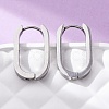 Non-Tarnish 304 Stainless Steel Huggie Hoop Earrings X-STAS-S103-21P-1