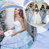 Gradient Color Organza Pleated Lace Ribbon DIY-GA0005-88C-5