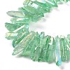 Natural Quartz Crystal Points Beads Strands G-K181-B32-3