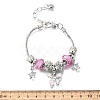 Alloy Enamel European Beads Charm Bracelets BJEW-F495-22P-3