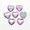 Acrylic Rhinestone Flat Back Cabochons GACR-Q009-25x25-13-1