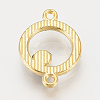 Alloy Rhinestone Links connectors ALRI-S170-23G-2