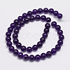 Natural Malaysia Jade Bead Strands X-G-A146-8mm-A01-2