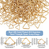 300Pcs 3 Styles Triangle 304 Stainless Steel Rings STAS-BBC0007-51-2