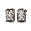 Brass Micro Pave Cubic Zirconia Beads KK-Z126-09P-1