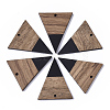 Resin & Walnut Wood Pendants LS-X-RESI-T035-06C-1