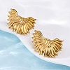 304 Stainless Steel Stud Earrings for Women EJEW-F357-03G-02-5