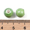 Glazed Porcelain Round Beads X-PORC-S489-8mm-09-2