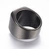 304 Stainless Steel Signet Band Rings for Men RJEW-G091-16-21mm-B-3
