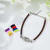 1Pc 304 Stainless Steel Perfume Diffuser Column Link Bracelets BJEW-FG0001-08C-4