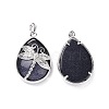 Synthetic Blue Goldstone Pendants G-G900-01P-11-2