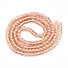 Baking Paint Transparent Glass Beads X1-DGLA-N011-6mm-04-2