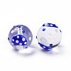 Glass with Enamel Beads LAMP-P058-01E-3