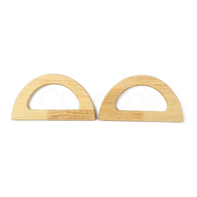 D-shape Wooden Bag Handles FIND-WH0135-76-1