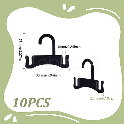 PP Plastic Slippers Hook Hangers FIND-WH0366-019-1