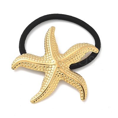 304 Stainless Steel Hair Ties Ion Plating(IP) OHAR-M043-01G-1