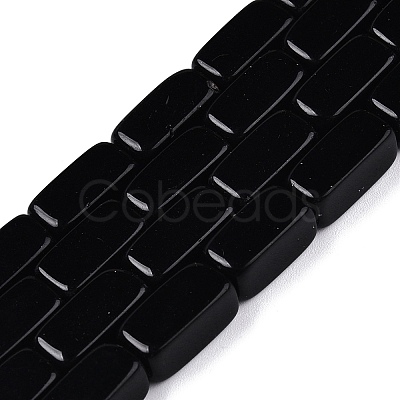 Natural Obsidian Beads Strands X-G-Q974-10-1-1