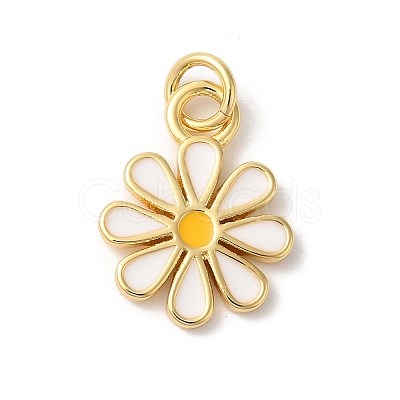 Rack Plating Brass Enamel Pendants KK-Z056-47G-03-1