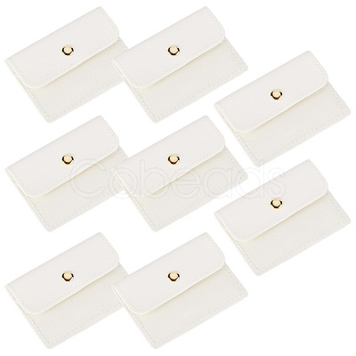 8Pcs Portable Imitation Leather Jewelry Bags for Travel ABAG-SP0001-38A-1