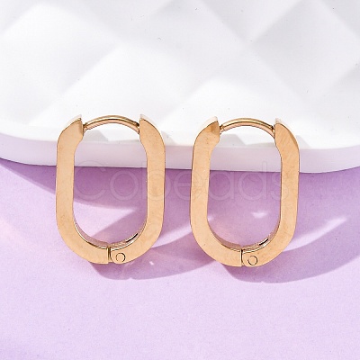 304 Stainless Steel Huggie Hoop Earrings X-STAS-H156-11A-G-1