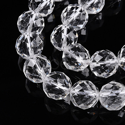 Natural Quartz Crystal Beads Strands G-S345-10mm-35-1