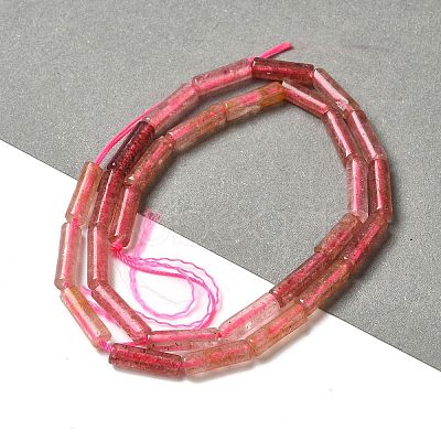 Natural Strawberry Quartz Beads Strands G-D464-43-1