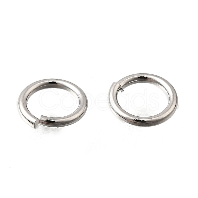Brass Open Jump Rings KK-B147-03D-P-1
