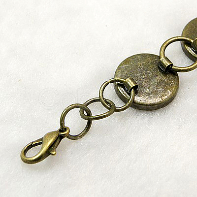 Brass Bracelet Making KK-G049-AB-NF-1