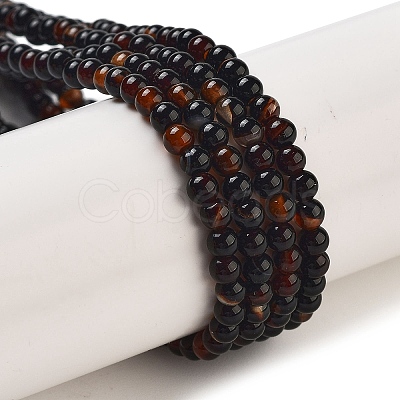 Natural Agate Beads Strands G-B077-A01-01-1