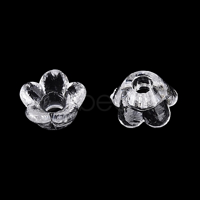 Transparent Acrylic Beads X-OACR-ZX007-04A-01-1