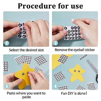 3 Sets 3 Styles Resin Self-adhesive Stickers DIY-FH0009-65-1