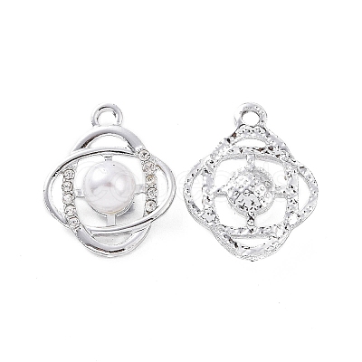 Alloy Rhinestone Pendants ALRI-C008-70P-1