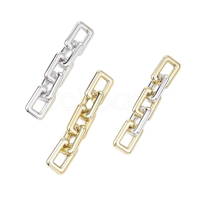 3Pcs CCB Plastic Handmade Cable Chains AJEW-JB01363-1