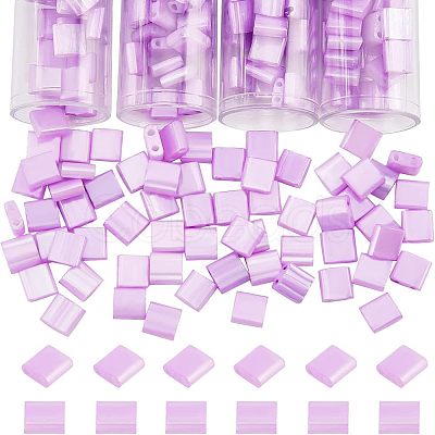 304Pcs 2-Hole Glass Seed Beads SEED-NB0001-70-1
