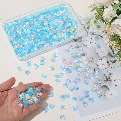 100G PVC Sequin/Paillette Beads KY-CY0001-06A-1
