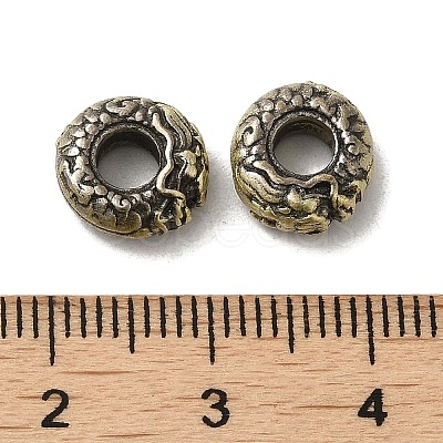 Rack Plating Brass European Beads KK-Q805-49AB-1